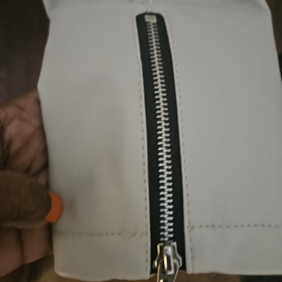 INC Faux Leather Jacket, large - Picture 6 of 16